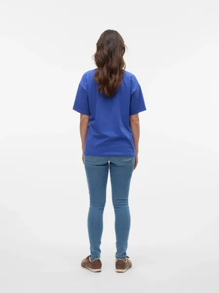 Rückansicht des MAMALICIOUS T-Shirts für Schwangere